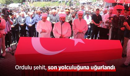 Ordulu şehit, son yolculuğuna uğurlandı