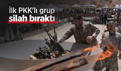 İlk PKK'lı grup silah bıraktı