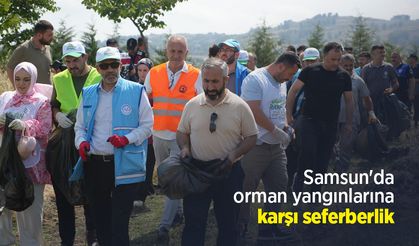 Samsun'da orman yangınlarına karşı seferberlik