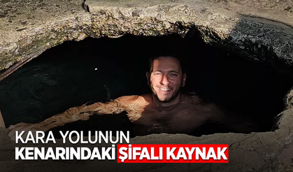 Kara yolunun kenarındaki şifalı kaynak