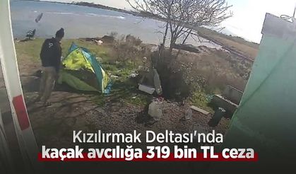 Kızılırmak Deltası'nda kaçak avcılığa 319 bin TL ceza