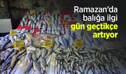 Ramazan’da balığa ilgi gün geçtikçe artıyor