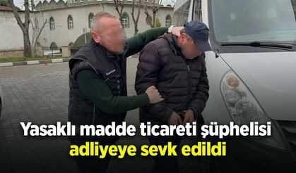 Yasaklı madde ticareti şüphelisi adliyeye sevk edildi