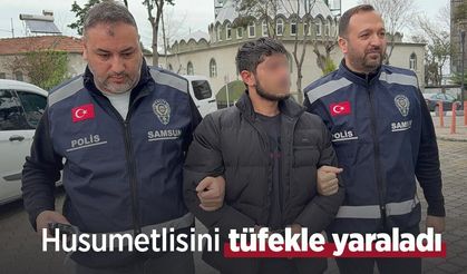 Husumetlisini tüfekle yaraladı