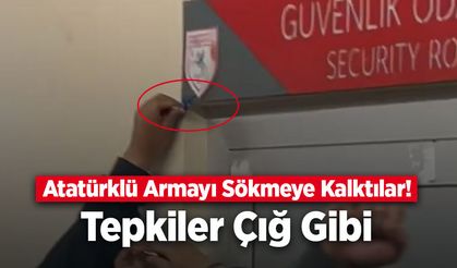 Atatürklü Armayı Sökmeye Kalktılar! Tepkiler Çığ Gibi