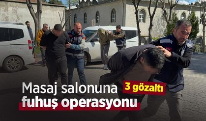 Masaj salonuna fuhuş operasyonu: 3 gözaltı