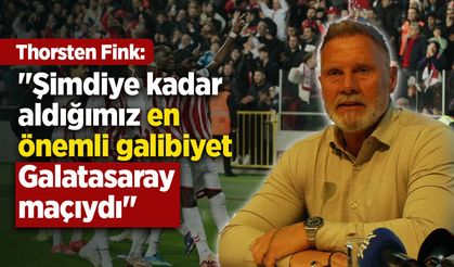 Thorsten Fink: "Şimdiye kadar aldığımız en önemli galibiyet Galatasaray maçıydı"