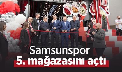 Samsunspor 5. mağazasını açtı