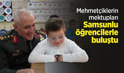 Mehmetçiklerin mektupları Samsunlu öğrencilerle buluştu
