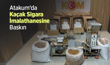 Atakum’da Kaçak Sigara İmalathanesine Baskın