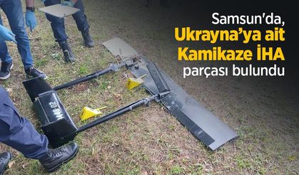 Samsun'da, Ukrayna’ya ait Kamikaze İHA parçası bulundu