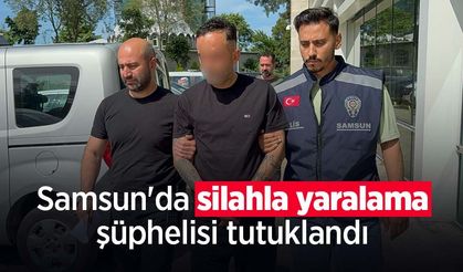 Samsun'da silahla yaralama şüphelisi tutuklandı