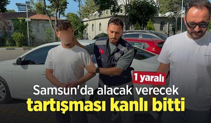 Samsun'da alacak verecek tartışması kanlı bitti: 1 yaralı