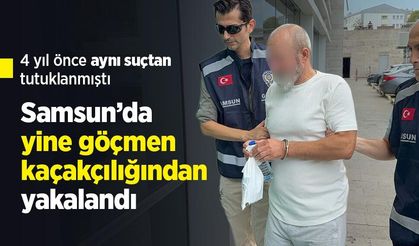 4 yıl önce aynı suçtan tutuklanmıştı: Samsun’da yine göçmen kaçakçılığından yakalandı