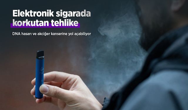 Elektronik sigarada korkutan tehlike: DNA hasarı ve akciğer kanserine yol açabiliyor