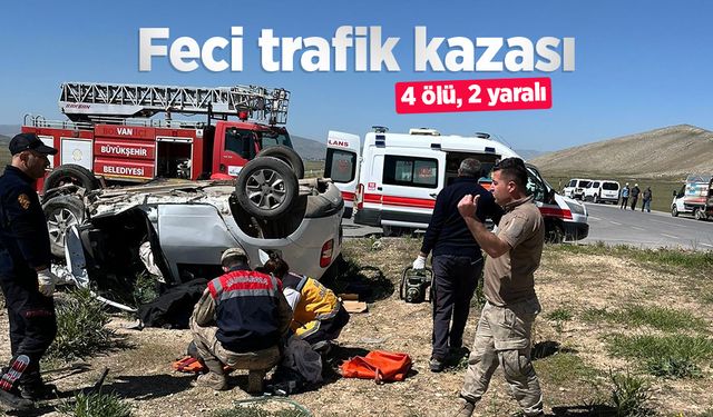 Feci trafik kazası: 4 ölü, 2 yaralı