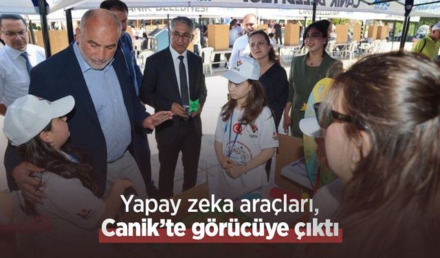Yapay zeka araçları, Canik’te görücüye çıktı