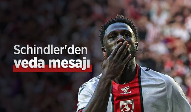Schindler'den veda mesajı