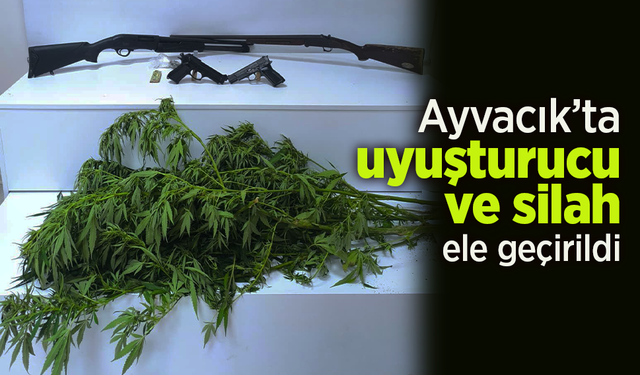 Ayvacık’ta Uyuşturucu ve Silah Ele Geçirildi.