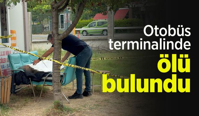 Otobüs terminalinde ölü bulundu