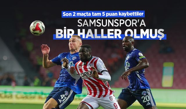 Samsunspor'a bir haller olmuş
