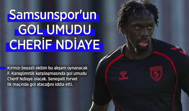 Samsunspor'un  GOL UMUDU CHERİF NDİAYE!