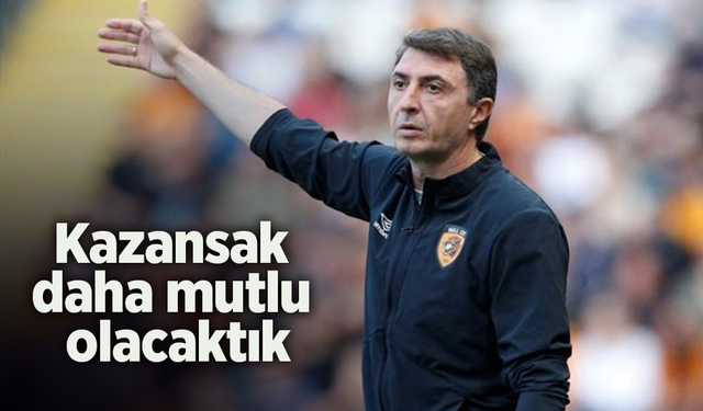 Shota Arveladze: "Kazansak daha mutlu olacaktık"