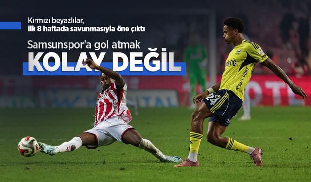 Samsunspor'a gol atmak KOLAY DEĞİL