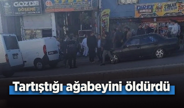 Tartıştığı ağabeyini öldürdü