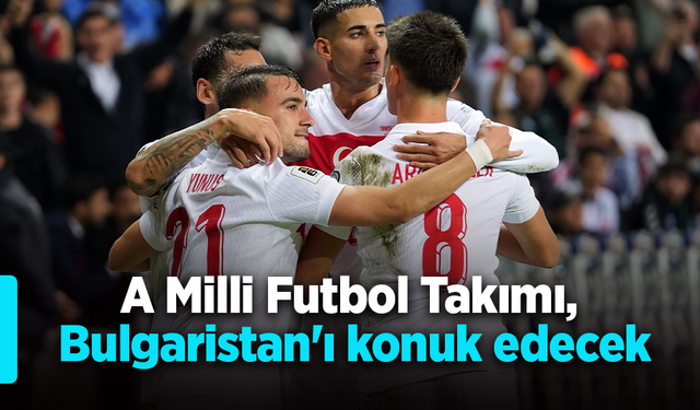A Milli Futbol Takımı, Bulgaristan'ı konuk edecek