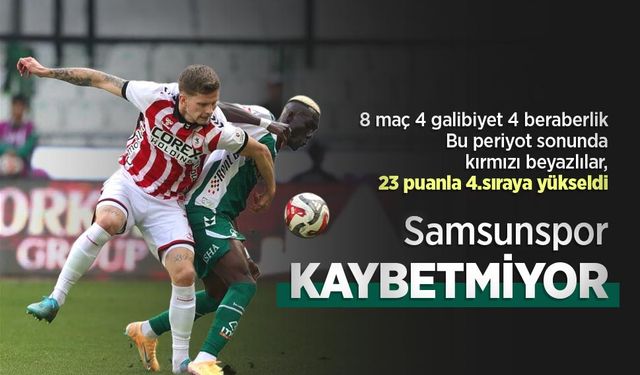 Samsunspor KAYBETMİYOR