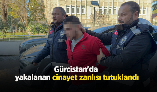 Gürcistan'da yakalanan cinayet zanlısı tutuklandı