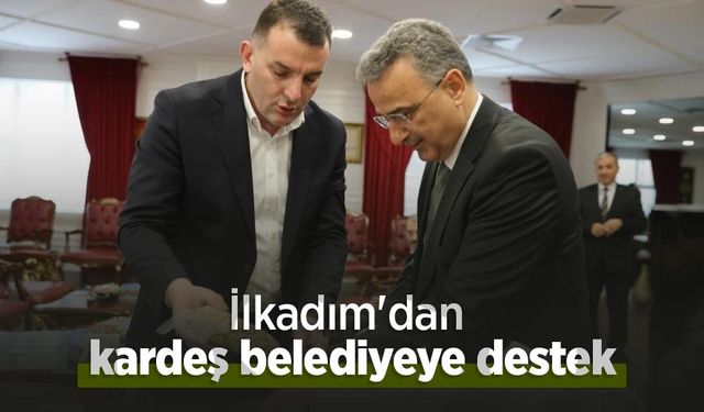 İlkadım'dan kardeş belediyeye destek