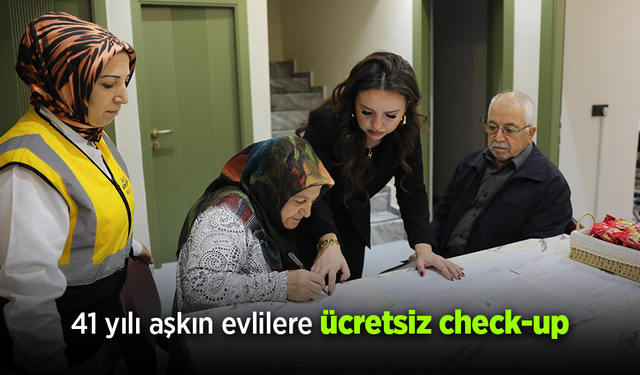 41 yılı aşkın evlilere ücretsiz check-up