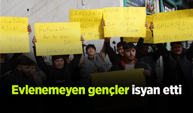 Evlenemeyen gençler isyan etti