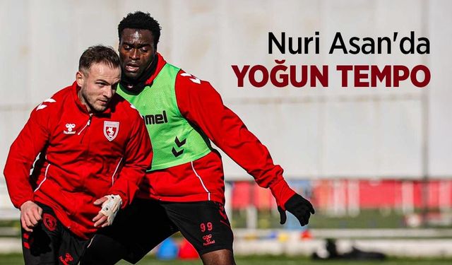 Nuri Asan'da YOĞUN TEMPO