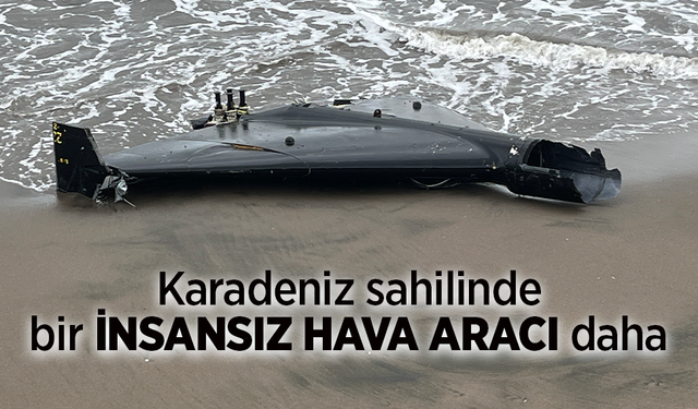 Karadeniz sahilinde bir İNSANSIZ HAVA ARACI daha