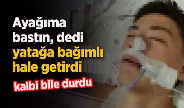 Ayağıma bastın dedi, yatağa bağımlı hale getirdi.