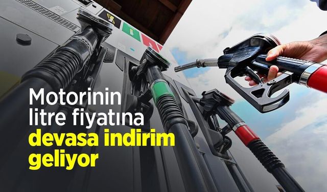Motorinin litre fiyatına devasa indirim geliyor