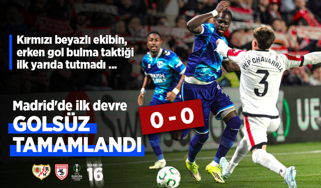 Madrid'de ilk devre GOLSÜZ  TAMAMLANDI