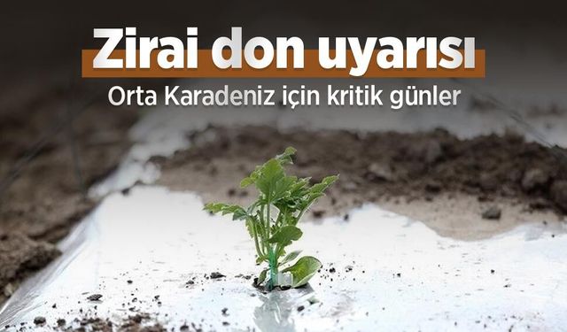 Zirai don uyarısı: Orta Karadeniz için kritik günler