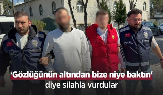 ‘Gözlüğünün altından bize niye baktın' diye silahla vurdular
