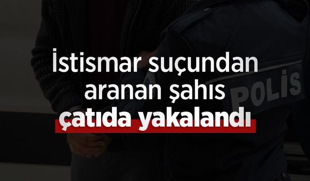 İstismar suçundan aranan şahıs çatıda yakalandı