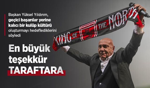En büyük teşekkür TARAFTARA
