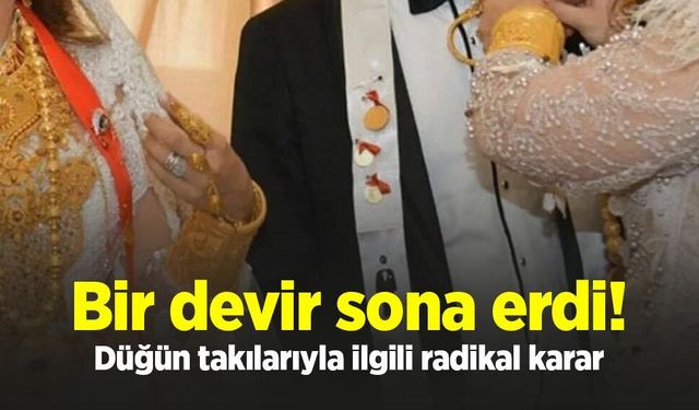 Bir devir sona erdi! Düğün takılarıyla ilgili radikal karar
