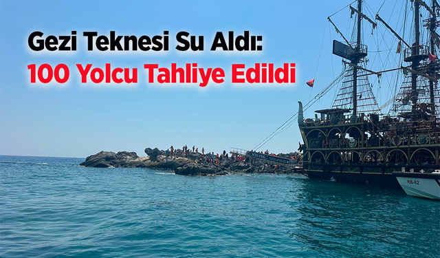 Gezi Teknesi Su Aldı: 100 Yolcu Tahliye Edildi