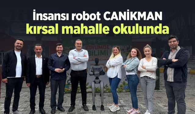İnsansı robot CANİKMAN, kırsal mahalle okulunda