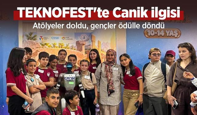 TEKNOFEST'te Canik ilgisi: Atölyeler doldu, gençler ödülle döndü