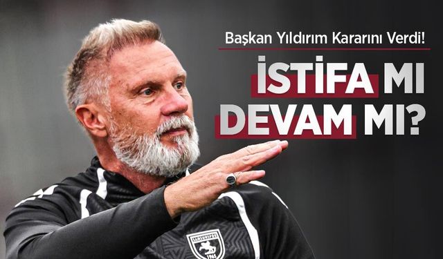 Başkan Yıldırım Kararını Verdi!  İSTİFA MI   DEVAM MI ?