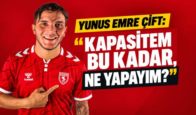 Yunus Emre Çift'ten taraftara şaşırtan yanıt: "Kapasitem bu kadar, ne yapayım?"